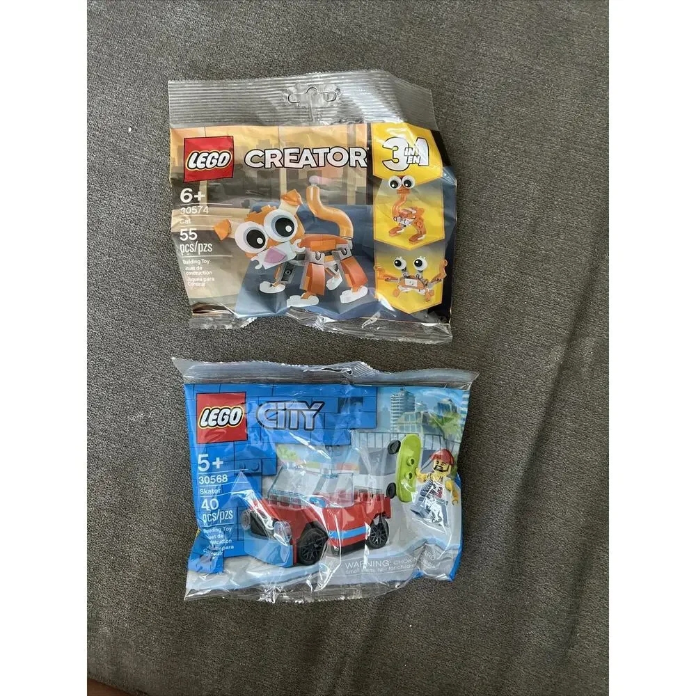Lot Of 2 Lego Creator #30574 & Lego City #30568